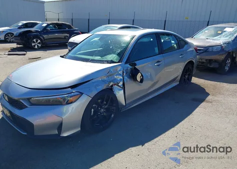 2025 Honda Civic Hybrid Sport/Sport Touring z USA, uszkodzony, nr VIN 2HGFE4F83SH330831